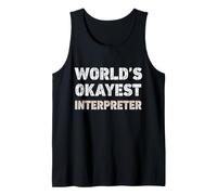 Intérprete Divertido más Bueno del Mundo Camiseta sin Mangas