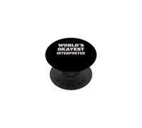 Intérprete Divertido más Bueno del Mundo PopSockets PopGrip Adhesivo