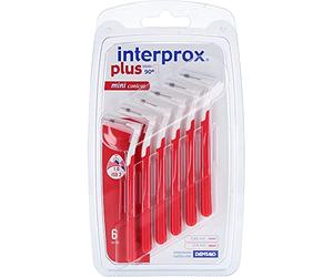 interprox plus 90° mini conical rot Gr. 2 0,9-1 mm Interdentalbürsten, 6 pzas Cepillos interdentales