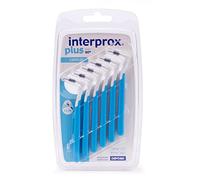Interprox Plus - Cepillos interdentales cónicos, azul, 3 paquetes de 6