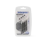 Interprox Plus X Maxi Conical 4 Escobillas, antiplaca y anticaries, indicado para espacios interproximales más grandes (PHD 2.6), cuello de 90 grados, indicado para los dientes posteriores