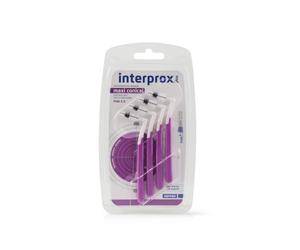 Interprox Plus X Maxi Conical 4 Escobillas, antiplaca y anticaries, indicado para espacios interproximales más grandes (PHD 2.6), cuello de 90 grados, indicado para los dientes posteriores