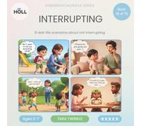 Interrupting | Social Story Picture Book for Kids Ages 3-7 | KinderSocialSkills: Teaching Kids to Raise a Hand & Take Turns Speaking - SEL classroom tool