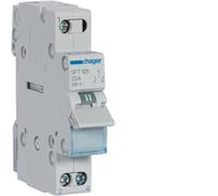 Interruptor 1-0-2 1 contacto 1 Na + 1 Nc 25 A 1 M. Din Alto Común Hager SFT125