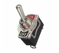 Interruptor 1 Juego en miniatura ON/Off SPST pequeño Flic 6A/250V AC 10A/125V con cubierta + bota impermeable