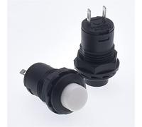Interruptor 10PCS / LOT Auto-Loc Interruptores de botón momentáneo DS425 DS428 12mm encendido DS-425 DS-428 1.5A(DS-425 White,Self Locking)