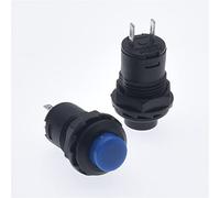 Interruptor 10PCS / LOT Auto-Loc Interruptores de botón momentáneo DS425 DS428 12mm encendido DS-425 DS-428 1.5A(DS-425 blue,Momentary)