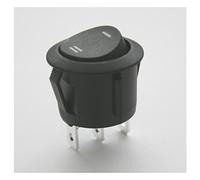 Interruptor 11.478.I Electro DH unipolar basculante Cuerpo Negro y Tecla Negra 8430552091218