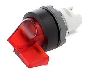Interruptor 1SFA611203R1101: varilla giratoria de 22 mm.Pos: 2 rojo MLB-1 IP6...