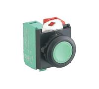 Interruptor 22 mm Momentáneo/Mantenido/Enclavado 10A 110V/220V/380V/440V Plástico Impermeable IP65 de botón(Yellow-1NC,Momentary)