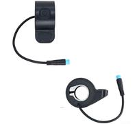 Interruptor acelerador de acelerador eléctrico para Kugoo M5 Pro, gatillo de control de pulgar de plástico negro compatible con modelos estándar de scooter electrónico, pieza de repuesto para ajuste