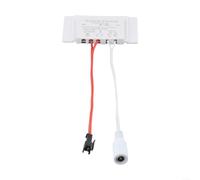 Interruptor activado por tacto para iluminación LED de espejo de 12 V 60 W funciona a través de vidrio acrílico de hasta 15 mm para configuración moderna de baño (cable CC)