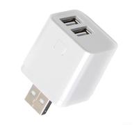 Interruptor adaptador Smart para mini USB compatible con Tuya For Smart Life App para protocolo Zigbee y asistente de voz para gestión remota de energía (2 bandas)