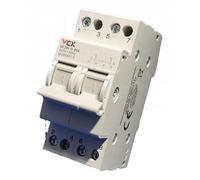 Interruptor agregado de red modular 1-0-2 2P 63 A, 400 V CA 50 Hz - control de voltaje y alimentación en redes industriales y ámbito doméstico