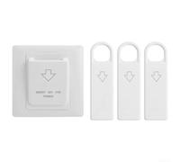 Interruptor ahorro de energía del inserto del interruptor de la tarjeta magnética del hotel 40A con 3 tarjetas dominantes para el sistema de control de acceso del edificio 86m m