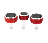 Interruptor aire acondicionado Para VW Para Passat B5 Para Golf 4 MK4 Para Bora Perilla De Aire Acondicionado Botón De Control De Calor(ROJO)