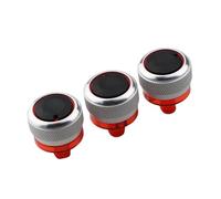 Interruptor aire acondicionado Perillas De Control De Calefacción Y Aire Acondicionado Para Peugeot 206 207 2005 2006 2007 2008 2009 2010 2011(Plata)