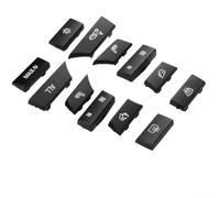 Interruptor Aire Acondicionado Plástico Negro para bmw Interruptor | 12 unidades, ajuste exacto para f10 F01 para f12, número parte 61319313923, instalación para fácil sin herramientas