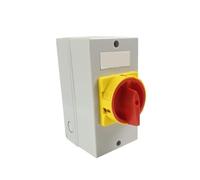 Interruptor aislador 25A 32A 3/4P con caja YMD11-D, serie ON-OFF, selector de leva rotativa, caja, circuito de control de desconexión LW30(A type,25A,4P 8Termianls)