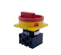 Interruptor aislador de carga leva LW42B2-2825/LF101, corte potencia 20 A, conversión universal, control principal 380 V, encendido y apagado