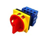 Interruptor aislador de LW30-4P ON-OFF 690V 25A/63A-80A100A candado 2 posiciones 4 polos interruptor cámara giratorio principal parada emergencia(25A)