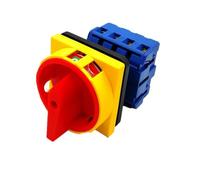 Interruptor aislador de LW30-4P ON-OFF 690V 25A/63A-80A100A candado 2 posiciones 4 polos interruptor de cámara giratorio principal parada de emergencia(40A)