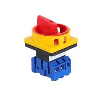 Interruptor aislador YMD11-25A 3P 690V, selector de desconexión con candado y panel de control de encendido y apagado (1 unidad)