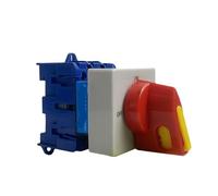 Interruptor aislador YMD11-C for montaje en riel DIN, 3/4 pines, 690 V, 25/32/40/63/80/100 A, 1 unidad(3P 6Terminals,32A)