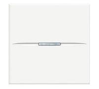 Interruptor ancho Axial Bticino Axolute HD4001M2AN Blanco 2 modulos