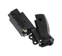Interruptor angular para amoladoras angulares y máquinas de separación, interruptor pulsador 250 V 10 A, interruptor de repuesto de plástico y metal para aparatos eléctricos, fácil montaje y manejo
