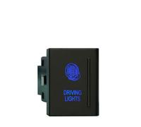 interruptor arranque motor Interruptor pulsador azul/encendido/apagado, luces traseras de marcha atrás, baliza compatible con VW AMAROK, accesorios repuesto para Volkswagen(Driving lights-R)