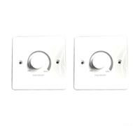 Interruptor Atenuador 12V 120W para Luces LED RV(WHITE) | 120W alta potencia, 12V DC, para ideal arrays LED, sin parpadeos, uso en RV y marino