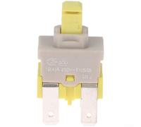 Interruptor autobloqueante 16 A 250 V para interruptor eléctrico PA512C pieza de repuesto interruptor pulsador con 4 pines para lavavajillas aspiradora gris amarillo