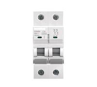 Interruptor Automático 10KA MCB 1P 2P 3P 4P 6A 10A 16A 20A 25A 32A 40A 50A 63A Disyuntor 230V 400V C Curva(2 Pole,16a)