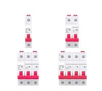 Interruptor Automático 1P 2P 3P 4P 6A 10A 16A 25A 32A 40A 50A 63A Disyuntor en miniatura 6KA 230V 400V 50/60HZ(4P,C32A)