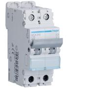 Interruptor Automático 2 Polos 10 A 6 Ka Curva C 2 M. Din Hager MCA210