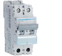 Interruptor Automático 2 Polos 16 A 6 Ka Curva C 2 M. Din Hager MCA216