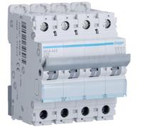 Interruptor Automático 4 Polos 25 A 6 Ka Curva C 4 M. Din Hager MCA425