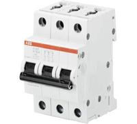 Interruptor Automático ABB 2CDS253001 S203 K16 Montaje Corriente 6KA, 3P, Bl...