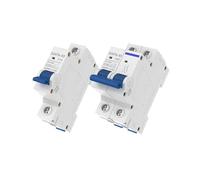 Interruptor automático CG DZ47N 1P/2P 6A 10A 16A 20A 25A 32A 40A 50A 63A 120/240V Interruptor automático for montaje en riel DIN Interruptor de desconexión de CA(2P 1pcs,25A)