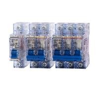 Interruptor automático de aire pequeño, Protector de circuito doméstico C45 MCB Disyuntor de fuga con panel 32A-63A 1-4P(40a,2)