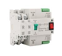 Interruptor Automático de Transferencia de Doble Alimentación 230V 2P | Conmutación rápida, rendimiento confiable, PC retardante de llama de primera calidad, diseño compacto, uso de energía de