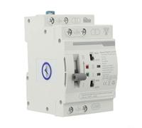 Interruptor automático de transferencia manual 63 A 110 V, solución de alimentación dual para generador doméstico y rejilla, cambio rápido de 0.05 s con protección de sobre/bajo voltaje, compatible