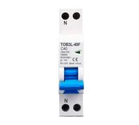 Interruptor automático diferencial de corriente residual 1P+N 10KA de 18 mm con protección contra fugas de sobrecorriente, tipo CA 230 V(10A)