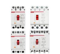 Interruptor Automático Disyuntor de caja moldeada Solar 3P 4P AC 400V 100A-250A MCCB Protector de interruptor de protección de sobrecarga for energía Solar fotovoltaica(3P,160A)