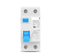 Interruptor Automático Disyuntor de corriente residual electromagnético 2P 10/30/100/300 mA Tipo CA RCCB RCD ELCB Interruptor de seguridad con interruptor diferencial para(30mA,20A)