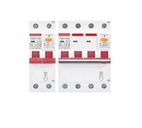 Interruptor Automático Disyuntor de fugas trifásico monofásico RCBO 16A 32A 63A 2P 3P 4P 30MA 300MA RCCB AC380V Protección eléctrica del motor(63A)