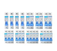 Interruptor Automático Disyuntor en miniatura MCB 1P 2P 3P 4P CA 230/400 V Montaje en riel DIN Interruptor de aire doméstico en miniatura(2,50A)
