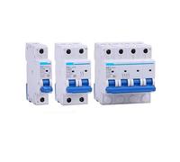Interruptor Automático Disyuntor mini MCB de CC for energía solar fotovoltaica, 1P, 2P, 4P, 250 V CC, 500 V CC, 1000 V CC, 16 A, 32 A, 40 A, 50 A, 63 A(1P DC250V,16A)