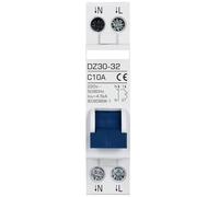 Interruptor Automático Disyuntor mini MCB DPN CA 220 V 6 A 10 A 16 A 20 A 25 A 32 A Interruptor de aire Protección contra cortocircuito y sobrecarga(10A)